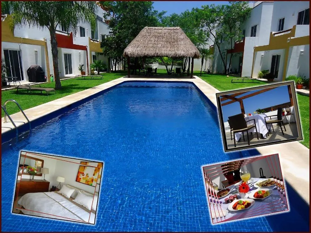 Casa Sol 3 & 4 Bedroom Villa With Swimming Pool Close To The Beach 普拉亚卡门 0*,